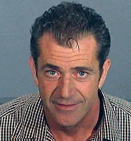 Mel Gibson is seen in a booking photo taken Friday