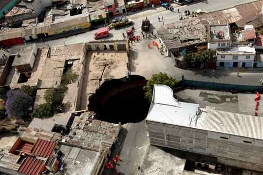 hole in earth