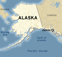 map of Alaska