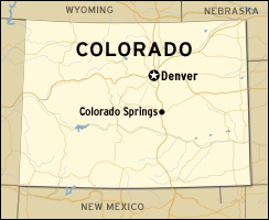 map of Colorado