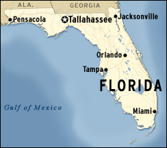map of Florida