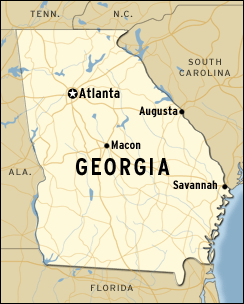 map of Georgia