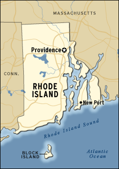 map of Rhode Island 
