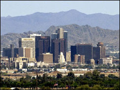 Phoenix Arizona skyline