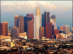 Los Angeles, California skyline