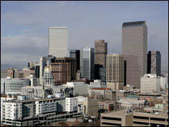Denver, Colorado skyline