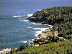 Maine shoreline