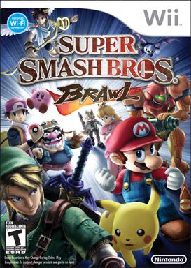 Smash Bros Brawl Boxart