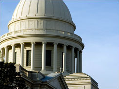 Arkansas capitol in Little Rock