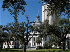 Florida capitol in Tallahassee