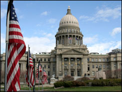 Idaho capitol in Boise