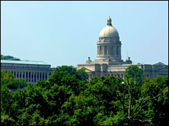 Kentucky capitol in Frankfort