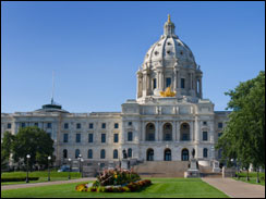 Minnesota capitol in St. Paul