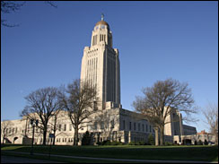 Nebraska capitol in Lincoln