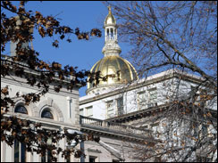 New Jersey capitol in Trenton