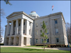 North Carolina capitol in Raleigh