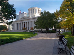 Ohio capitol in Columbus