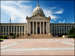 Oklahoma capitol in Oklahoma City