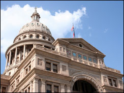 Texas capitol in Austin