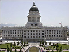Utah capitol in Salt Lake City