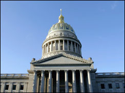 West Virginia capitol in Charleston