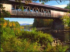 Blair Covered Bridge in New Hampshire
