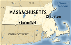map of Massachusetts
