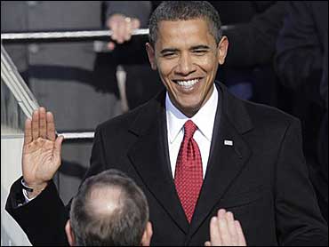 barack obama taking oath