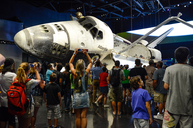 Shuttle Atlantis centerpiece of spectacular display | Space News, Space Shuttle
