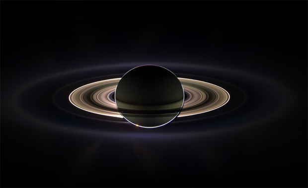 ESA - Cassini's Pale Blue Dot